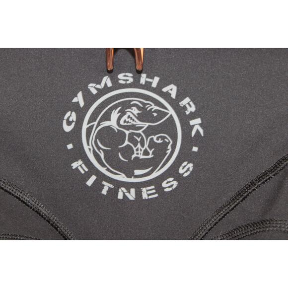 GYMSHARK Women’s Size XS Legacy Logo Leggings BLACK Body Fit B7A4E - Picture 5 of 9